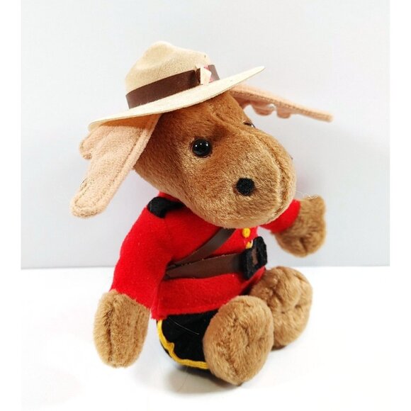 RCMP Country Plush Moose Royal Canadian Mounted Police Sergeant Bullmoose - Picture 2 of 4